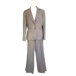 Antonio Melani Women’s Gray Linen Blend Suit Sz 8 Blazer